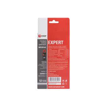  Токовые клещи EKF MS2016S Expert (In-180702-pc2016S) цифровые 