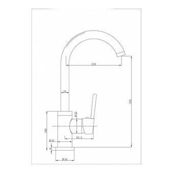  Смеситель для кухни EMAR Quartz 3004.4 берилл 