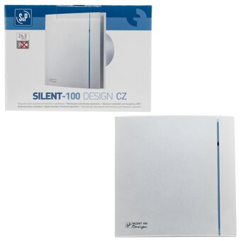  Вентилятор Soler&Palau Silent-100 CZ Silver Design Re (03-0103-120) 