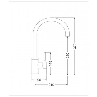  Смеситель для кухни EMAR Quartz 3004.1 сардоникс 