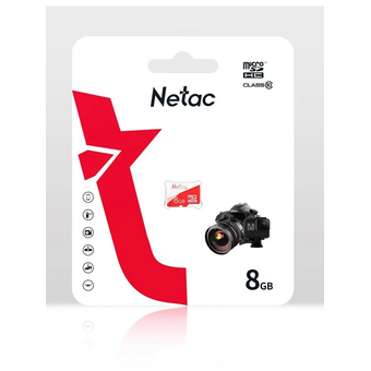  Карта памяти microSDHC Netac P500 Eco NT02P500Eco-008G-S 8GB (без SD адаптера) 