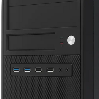  Корпус CHIEFTEC Mesh CG-04B-OP без БП, черный, ATX 