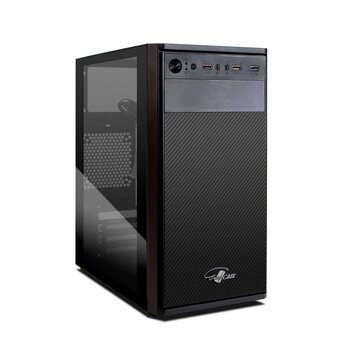 Корпус Eurocase MA05 черный (00-00845803), без БП, mATX закаленное стекло, USB3.0 