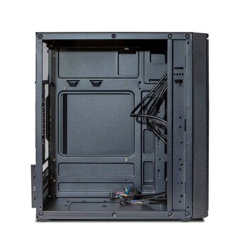  Корпус Eurocase MA05 черный (00-00845803), без БП, mATX закаленное стекло, USB3.0 