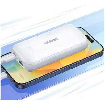  Внешний аккумулятор UGREEN PB501 (25189) 10000mAh Mini Quick Charging 30W Power Bank with Digital Display White 