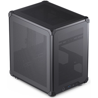  Корпус JONSBO C6 Black без БП, mini-ITX, micro-ATX, черный 