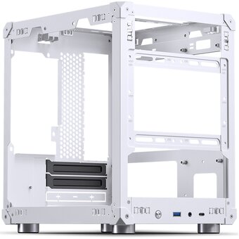  Корпус JONSBO C6 White без БП, mini-ITX, micro-ATX, белый 