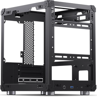  Корпус JONSBO C6 Black без БП, mini-ITX, micro-ATX, черный 