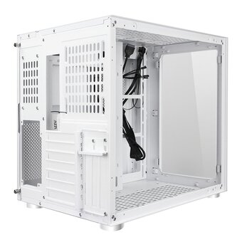  Корпус Ginzzu V560 RGB подсветка, закаленное стекло 1*USB 3.0,1*USB 2.0, AU Белый ATX 