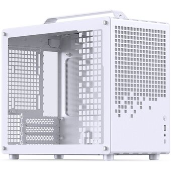  Корпус JONSBO Jonsplus Z20 White без БП, боковая панель из закаленного стекла, mini-ITX, micro-ATX, белый 