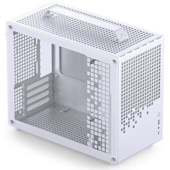  Корпус JONSBO Jonsplus Z20 White без БП, боковая панель из закаленного стекла, mini-ITX, micro-ATX, белый 