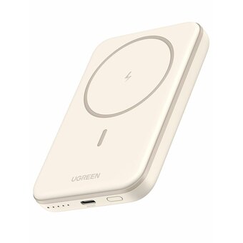  Внешний аккумулятор UGREEN PB560 (25207) 5000mAh Magnetic Wireless Power Bank White 