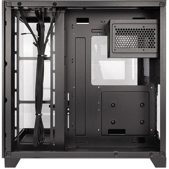  Корпус 1STPLAYER Megaview MV8-TP (MV8-TP-BK) Black / ATX 
