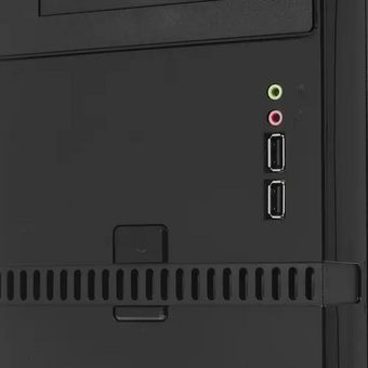  Корпус InWin ENR022 (6195072) Black 400W PM-400ATX Mini Tower U3.0*2+A(HD) mATX 