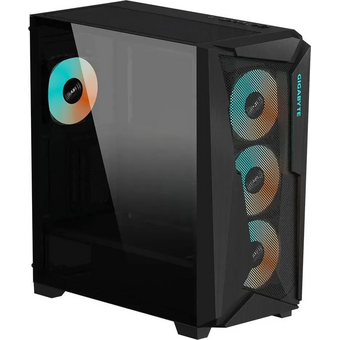  Корпус Gigabyte C301G черный (28300-GC301B-1CKR) без БП ATX 4x120mm 4x140mm 2xUSB3.0 audio bott PSU 