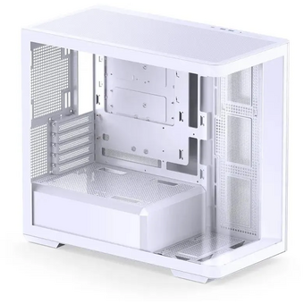  Корпус JONSBO D300 White без БП, боковая панель из закаленного стекла, mini-ITX, micro-ATX, белый 