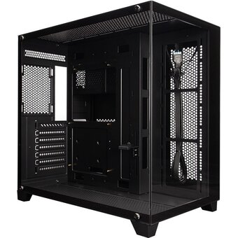  Корпус 1STPLAYER Megaview MV8-TP (MV8-TP-BK) Black / ATX 