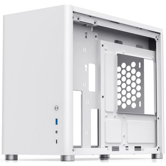  Корпус JONSBO D30 White без БП, боковая панель из закаленного стекла, mini-ITX, micro-ATX, белый 