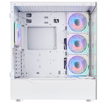  Корпус Ginzzu GL790 Fan 12MW6 RGB*4 USB3.0 CRC10 Белый 