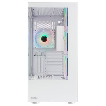  Корпус Ginzzu GL790 Fan 12MW6 RGB*4 USB3.0 CRC10 Белый 