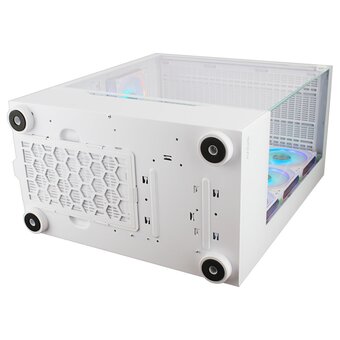  Корпус Ginzzu GL790 Fan 12MW6 RGB*4 USB3.0 CRC10 Белый 