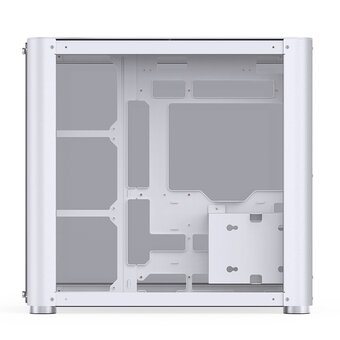  Корпус JONSBO TK-2 2.0 White без БП, mini-ITX, micro-ATX, ATX, белый 