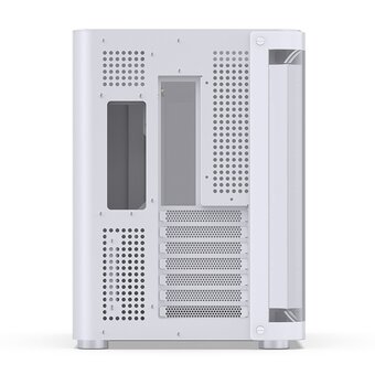  Корпус JONSBO TK-2 2.0 White без БП, mini-ITX, micro-ATX, ATX, белый 