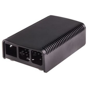  Корпус Raspberry Pi 3 Model B (103-4300) , 2-piece black case ASM-1900040-21 for Raspberry Pi 3 B/B+ , совместим с креплением VESA Mount 