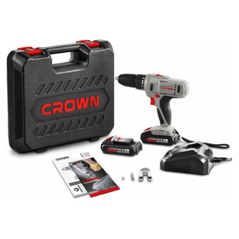  Шуруповерт Crown CT21056L BMC 2АКБ+ЗУ 