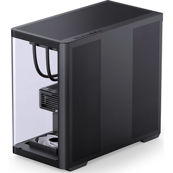  Корпус JONSBO D300 Black без БП, боковая панель из закаленного стекла, mini-ITX, micro-ATX, черный 