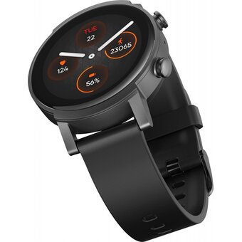  Smart-часы ARK mobvoi Ticwatch E3 (P1034000400A) 0.727мм 1.3" TFT корп.черный рем.черный разм.брасл. 22мм 