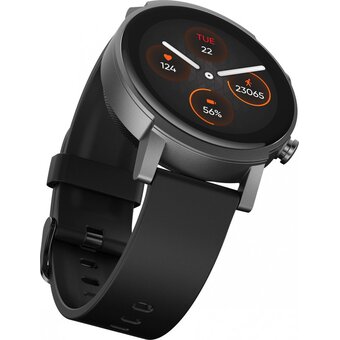  Smart-часы ARK mobvoi Ticwatch E3 (P1034000400A) 0.727мм 1.3" TFT корп.черный рем.черный разм.брасл. 22мм 