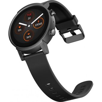  Smart-часы ARK mobvoi Ticwatch E3 (P1034000400A) 0.727мм 1.3" TFT корп.черный рем.черный разм.брасл. 22мм 