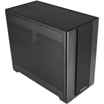  Корпус CHIEFTEC Uni BX-10B-M-OP без БП, черный, mATX 