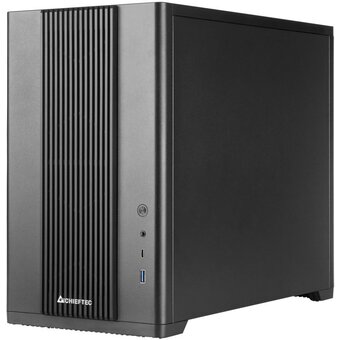  Корпус CHIEFTEC Uni BX-10B-M-OP без БП, черный, mATX 
