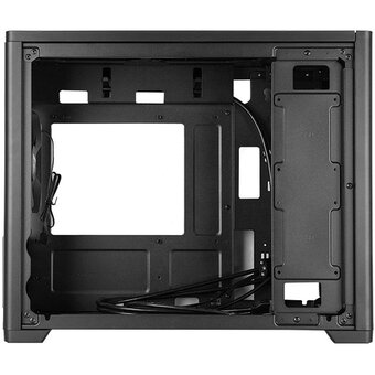  Корпус CHIEFTEC Uni BX-10B-M-OP без БП, черный, mATX 