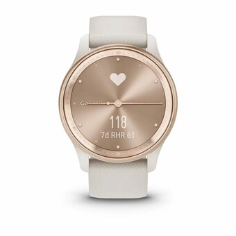  Smart-часы Garmin Vivomove Trend 010-02665-01 White Cream Silicone 