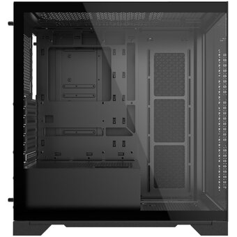  Корпус XPG Invader X Black (INVADERXMTWOF-BKCWW) Mid-Tower, Micro-ATX, Mini-ITX, Standard-ATX, USB 3.2 Gen2 Type-A, USB 3.2 Gen2 Type-C 
