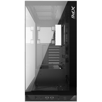  Корпус XPG Invader X Black (INVADERXMTWOF-BKCWW) Mid-Tower, Micro-ATX, Mini-ITX, Standard-ATX, USB 3.2 Gen2 Type-A, USB 3.2 Gen2 Type-C 