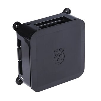  Корпус Raspberry Pi Корпус DesignSpark (136-0233 (136-0232)) ABS Case для Raspberry Pi 3 B/B+ , встроенное крепление VESA (100х100мм), черный 
