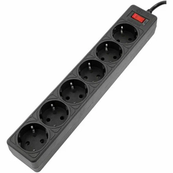  Сетевой фильтр 5bites Garda SP6B-518 Black 