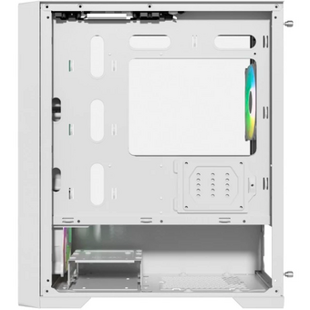  Корпус Powercase Alisio Micro X4W V2 (CAMCXW-A4), Tempered Glass, 4х 120mm ARGB fans, ARGB HUB, белый, mATX 