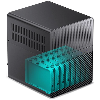  Корпус Jonsbo N3 Black без БП, mini-ITX, SFX, черный 