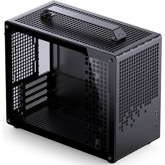  Корпус JONSBO Jonsplus Z20 Black без БП, боковая панель из закаленного стекла, mini-ITX, micro-ATX, черный 
