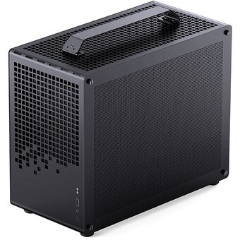  Корпус JONSBO Jonsplus Z20 Black без БП, боковая панель из закаленного стекла, mini-ITX, micro-ATX, черный 