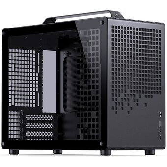  Корпус JONSBO Jonsplus Z20 Black без БП, боковая панель из закаленного стекла, mini-ITX, micro-ATX, черный 
