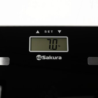  Весы напольные Sakura SA-5073BK черный 