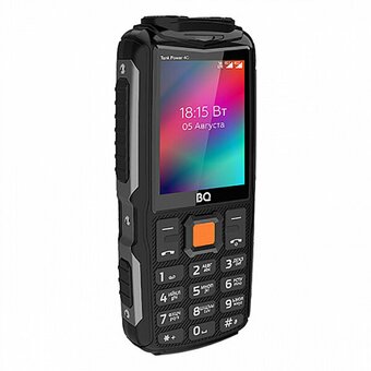  Мобильный телефон BQ 2410L Tank Power 4G Black+Gunmetal 