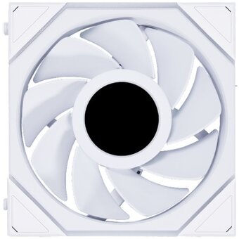  Комплект вентиляторов (3шт.) Lian Li Uni Fan TL LCD 120 Reverse White /12RTLLCD3W/ (G99.12RTLLCD3W.R0) 120x125x28мм (1.6” LCD, 200-1900об/мин, 31dBa) 