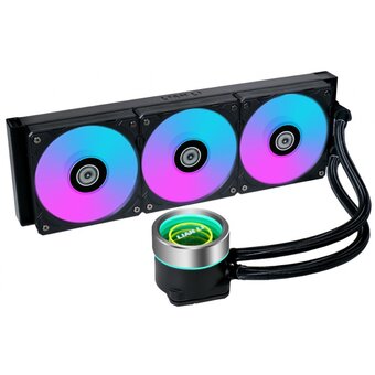  СВО Lian Li GA II Trinity 360 Black (GA2T36B) / (G89.GA2T36B.R0) 3x120mm ARGB PWM Fans 